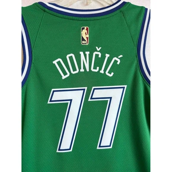 Nike NBA Luka Dončić Dallas Mavericks 2021/22 Classic Edition Swingman Jersey 40 - Picture 3 of 8